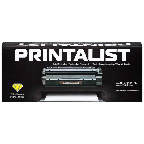 Картридж Printalist HP CLJ M280/M281/M254 CF542A Yellow (HP-CF542A-PL)