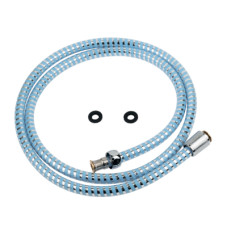 Шланг для душа TAU 1/2" PVC 2-х шаровий синій 150см (XB-1483)