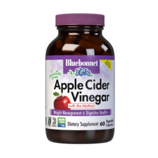 Трави Bluebonnet Nutrition Яблучний оцет, Apple cider vinegar, 60 вегетаріанських капсул (BLB0982)