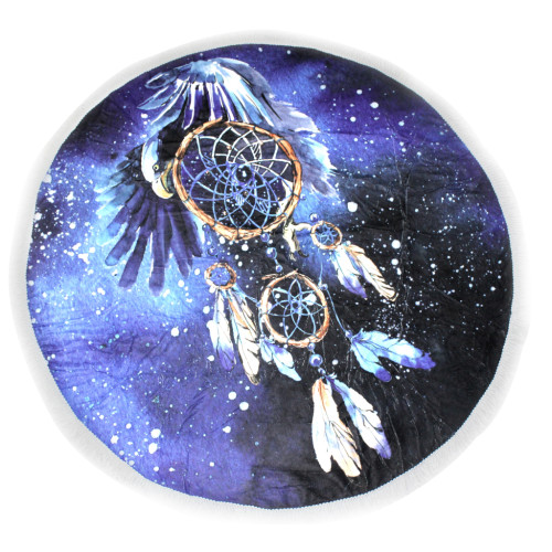 Рушник MirSon пляжний №5072 Summer Time Dark Dream catcher 150x150 см (2200003947809)