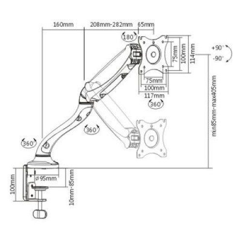 Кронштейн ITech MBSG-02F