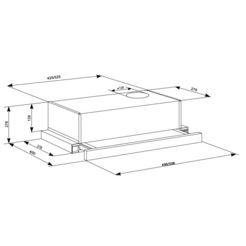 Витяжка кухонна Eleyus BREEZE 470 60 BL