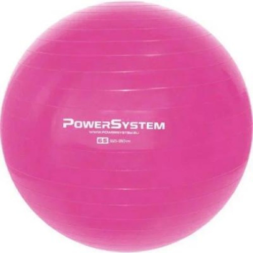 М'яч для фітнесу Power System PS-4012 65cm Pink (4012PI-0)