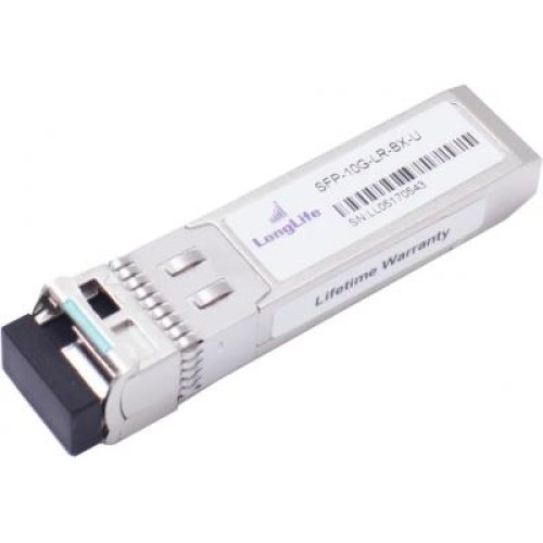 Модуль SFP Alistar Модуль SFP+ 10GBASE-BX 1SM WDM LC 20KM TX1270/RX1330nm DOM (SFP-10G-LR-BX-U)