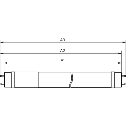 Лампочка Philips Ledtube DE 600mm 9W 740 T8 G13 RCA (929002375137)