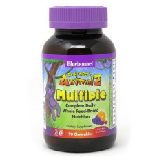 Мультивітамін Bluebonnet Nutrition Мультивітаміни для Дітей, Смак Фруктів, Rainforest Animalz, (BLB0190)