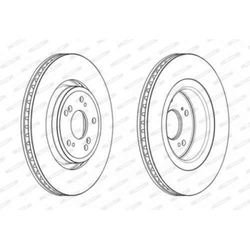 Гальмівний диск FERODO DDF2657C