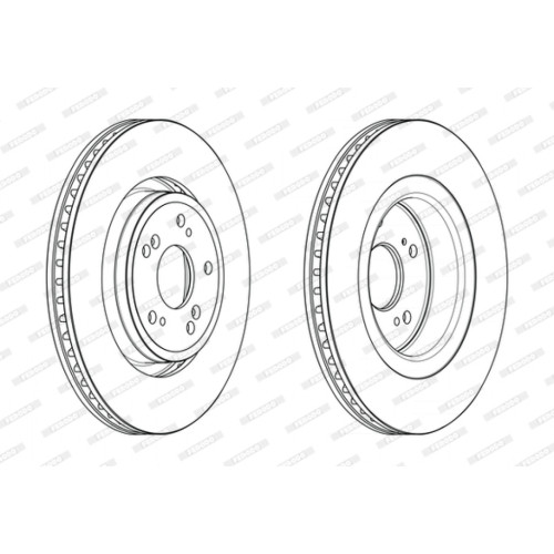 Гальмівний диск FERODO DDF2657C