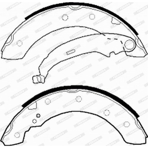 Гальмівні колодки FERODO FSB519