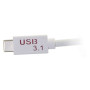 Перехідник C2G USB-C to HDMI white (CG80516)