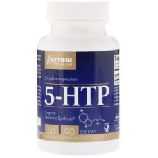 Вітамінно-мінеральний комплекс Jarrow Formulas 5-HTP (гідроксітріптофана), 50 мг, 90 вегетаріанських капсул (JRW-15044)