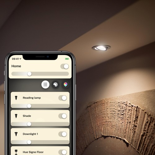 Розумна лампочка Philips Hue GU10, White, BT, DIM, 2шт (929001953506)