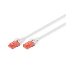 Патч-корд 2м, CAT 6 UTP, AWG 26/7, Cu, LSZH, white Digitus (DK-1617-020/WH)