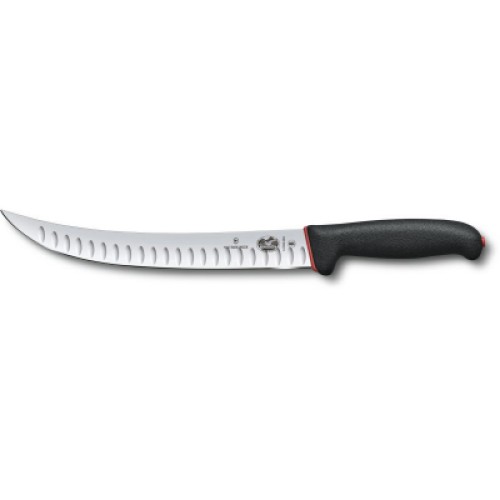 Кухонний ніж Victorinox Fibrox Butcher 25 см Dual Grip Black (5.7223.25D)