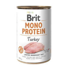 Консерви для собак Brit Mono Protein з індичкою 400 г (8595602525393)