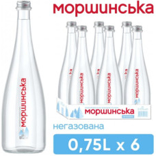 Мінеральна вода Моршинська Преміум 0.75 н/газ скл. з декором (4820017001304)