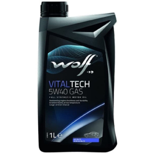 Моторна олива Wolf VITALTECH 5W40 GAS 1л (8325892)