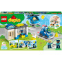 Конструктор LEGO DUPLO Town Поліцейська ділянка та вертоліт 40 деталей (10959)