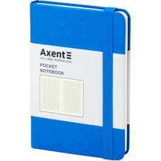 Книга записна Axent Partner, 95x140 мм, 96 аркушів, клітинка, блакитна (8301-07-A)