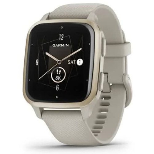 Смарт-годинник Garmin Venu Sq 2, Music, French Gray/Cream Gold (010-02700-12)