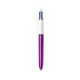 Ручка масляна Bic 4 in 1 Colours Shine Purple фіолетова (bc982876)