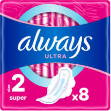 Гігієнічні прокладки Always Ultra Super (Розмір 2) 8 шт. (4015400403845)