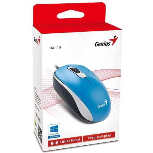 Мишка Genius DX-110 USB Blue (31010116103)