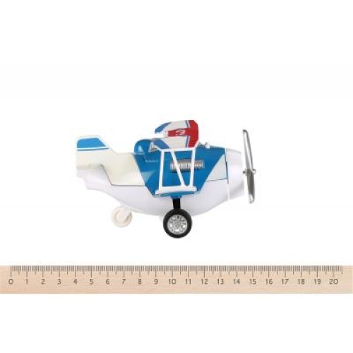 Спецтехніка Same Toy Самолет металический инерционный Aircraft синий (SY8013AUt-2)
