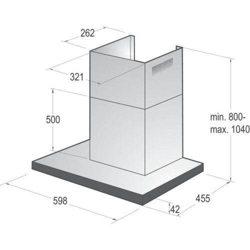 Витяжка кухонна Gorenje WHT6SYW (WHT 6 SYW)