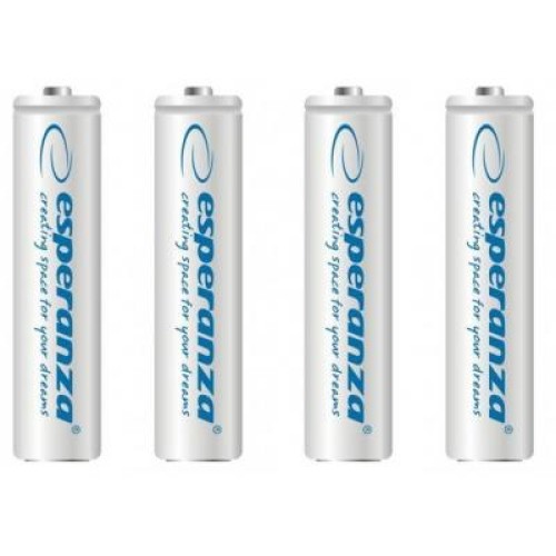 Акумулятор Esperanza AAA 1000mAh Ni-MH * 4 white (EZA102W)