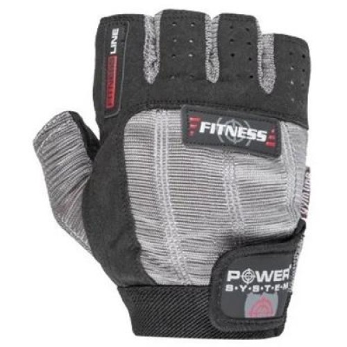 Рукавички для фітнесу Power System Fitness PS-2300 L Grey/Black (PS-2300_L_Black-grey)