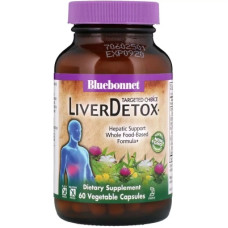 Трави Bluebonnet Nutrition Комплекс для Детоксикації Печінки, Liver Detox, Targeted Cho (BLB2022)