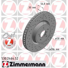 Гальмівний диск ZIMMERMANN 530.2464.52