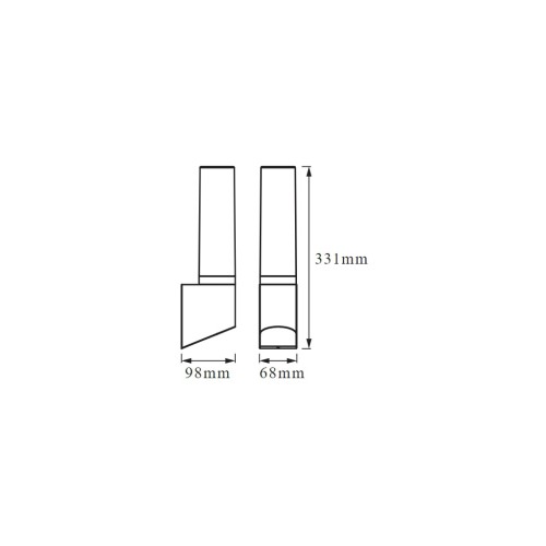 Світильник Osram ENDURA STYLE LANTERN FLARE WALL 7w (470Lm) 3000K (4058075478039)