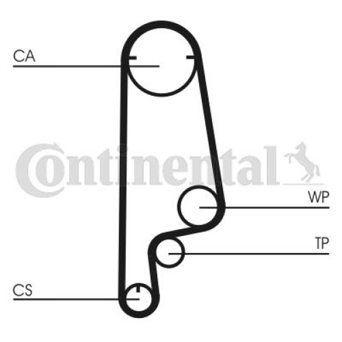 Ремінь ГРМ CONTITECH CT546