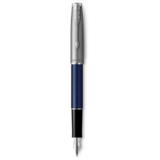 Ручка пір'яна Parker SONNET 17 Essentials Metal Blue Lacquer CT  FP F (83 711)