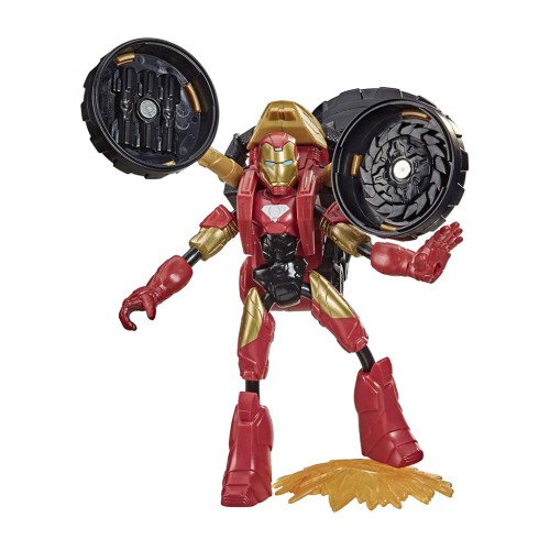 Фігурка Hasbro Avengers Bend and flex 2 в 1 Залізна людина на мотоциклі (F0244)