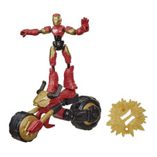 Фігурка Hasbro Avengers Bend and flex 2 в 1 Залізна людина на мотоциклі (F0244)
