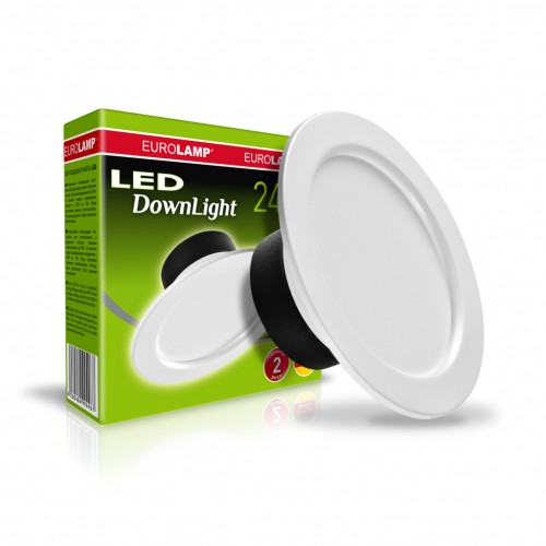 Світильник Eurolamp Downlight серии "E" 24W 4 (LED-DLR-24/4(Е))