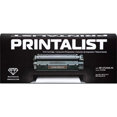 Картридж Printalist HP LJ M15/16/17, MFP M28/29/30/ CF244A Black (HP-CF244A-PL)