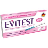 Тест на вагітність Evitest One смужка (4033033417039)