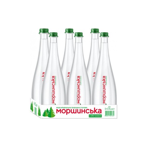 Мінеральна вода Моршинська Преміум 0.75 сл/газ скл. з декором (4820017001311)