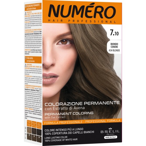 Фарба для волосся Brelil Numero 7.10 - Ash Blonde 140 мл (8011935081301)