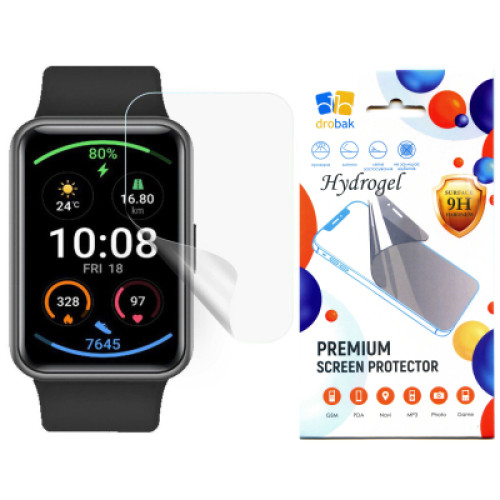 Плівка захисна Drobak Hydrogel OPPO Watch Free (2 шт) (313176) (313176)