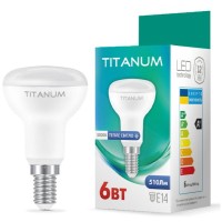 Лампочка TITANUM LED R50 6W E14 3000K (TLR5006143)