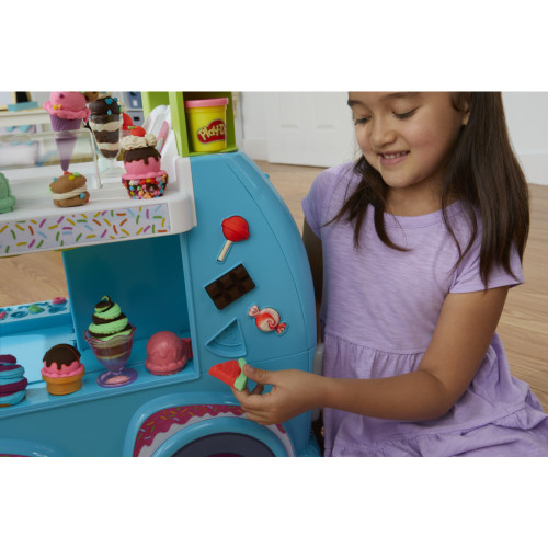 Набір для творчості Hasbro Play-Doh Мега набір: машинка з морозивом (F1039)