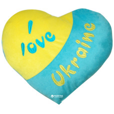 М'яка іграшка Tigres Подушка-серце Я люблю Україну (ПД-0121)