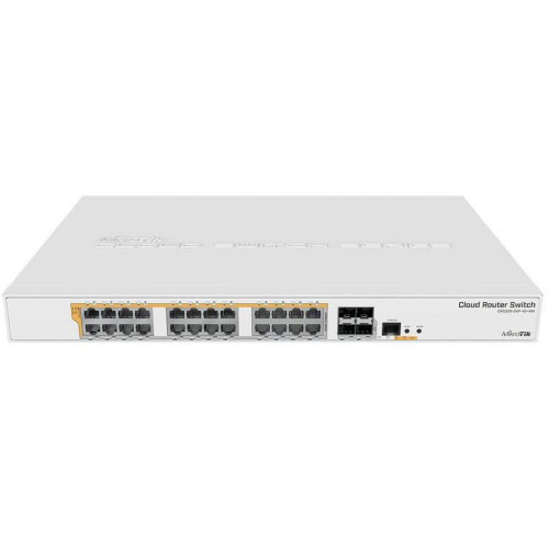 Комутатор мережевий Mikrotik CRS328-24P-4S+RM