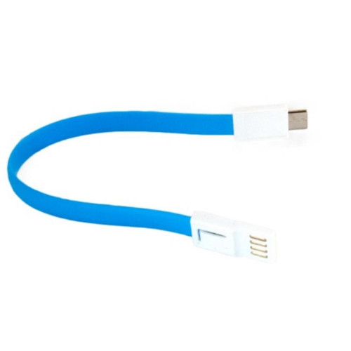 Дата кабель USB 2.0 AM to Type-C 0.18m blue Extradigital (KBU1787)