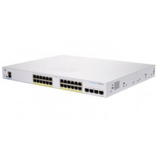 Комутатор мережевий Cisco CBS350-24FP-4G-EU